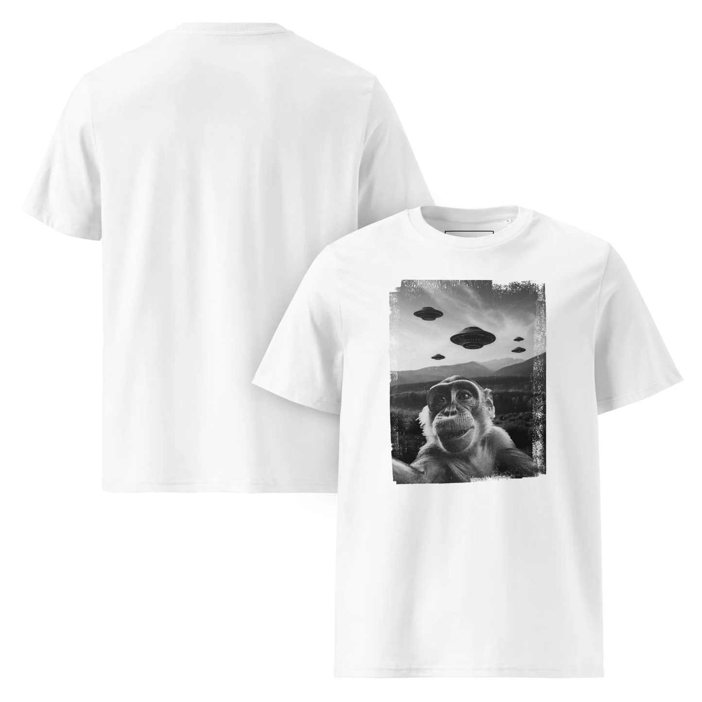 UFO Affe  – T-Shirt aus Bio Baumwolle