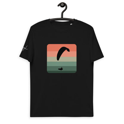 Umweltfreundliches T-Shirt für Paraglider - Paragliding Cube 2 Design - Bio Baumwolle und stilvolles Design - bullogh#