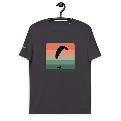 Umweltfreundliches T-Shirt für Paraglider - Paragliding Cube 2 Design - Bio Baumwolle und stilvolles Design - bullogh#