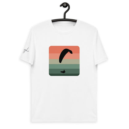 Umweltfreundliches T-Shirt für Paraglider - Paragliding Cube 2 Design - Bio Baumwolle und stilvolles Design - bullogh#