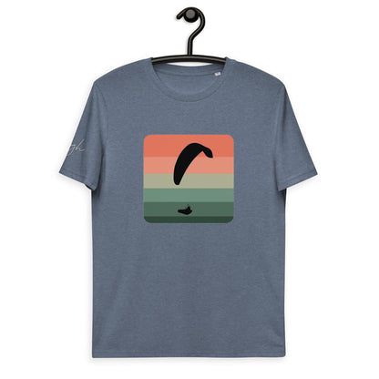 Umweltfreundliches T-Shirt für Paraglider - Paragliding Cube 2 Design - Bio Baumwolle und stilvolles Design - bullogh#