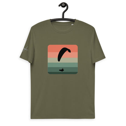 Umweltfreundliches T-Shirt für Paraglider - Paragliding Cube 2 Design - Bio Baumwolle und stilvolles Design - bullogh#