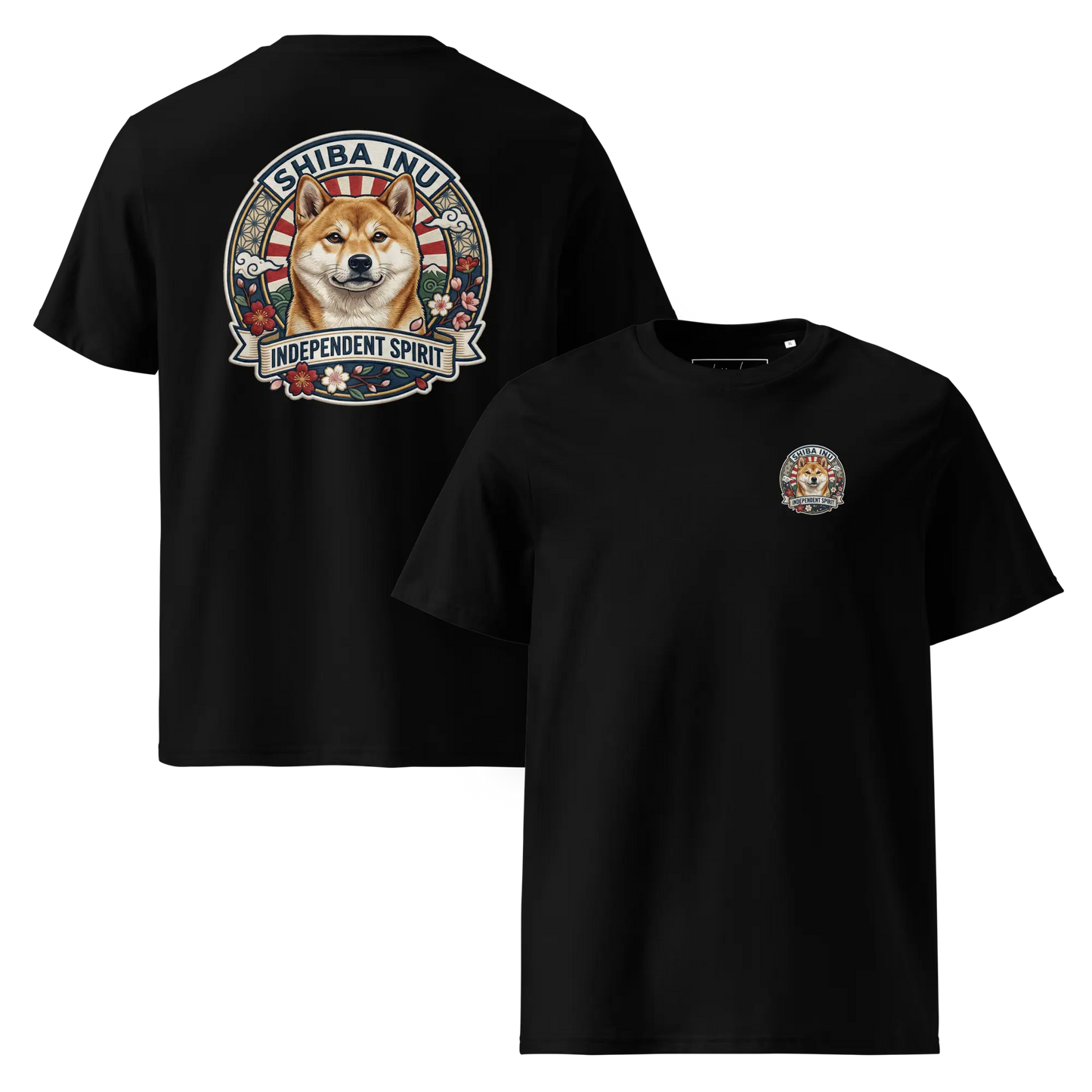 Shiba Inu Dog Badge – Bio-T-Shirt