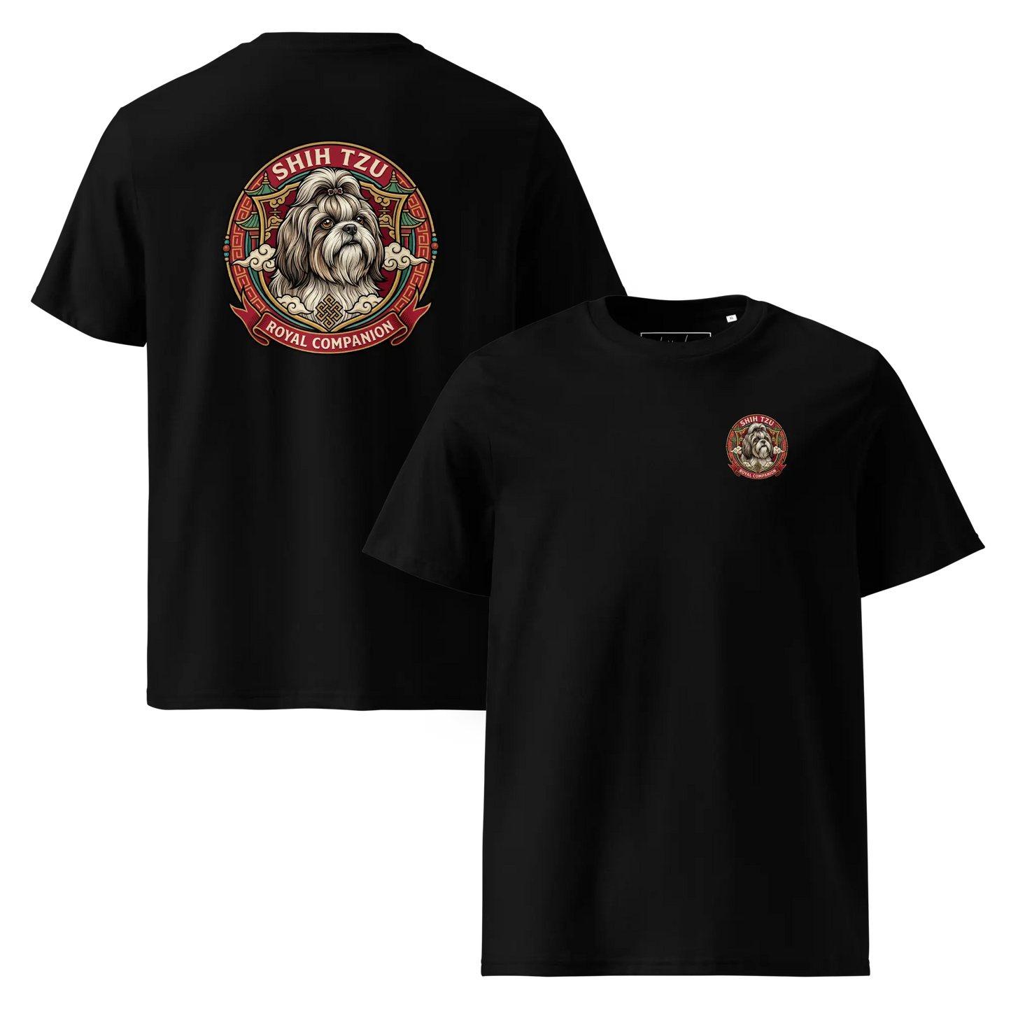 Shih Tzu Dog Badge – Bio-T-Shirt | bullogh