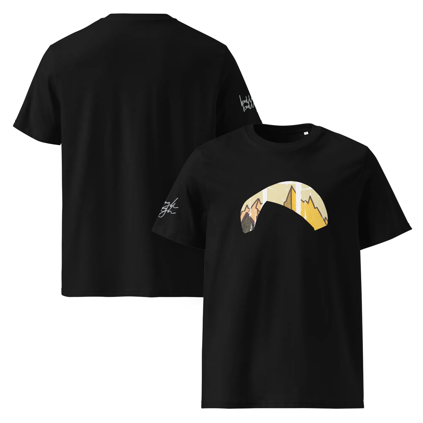 Solo Wing Yellow Mountain - T-Shirt aus Bio Baumwolle