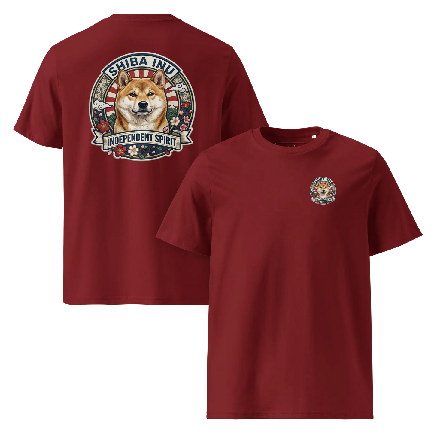 Shiba Inu Dog Badge – Bio-T-Shirt