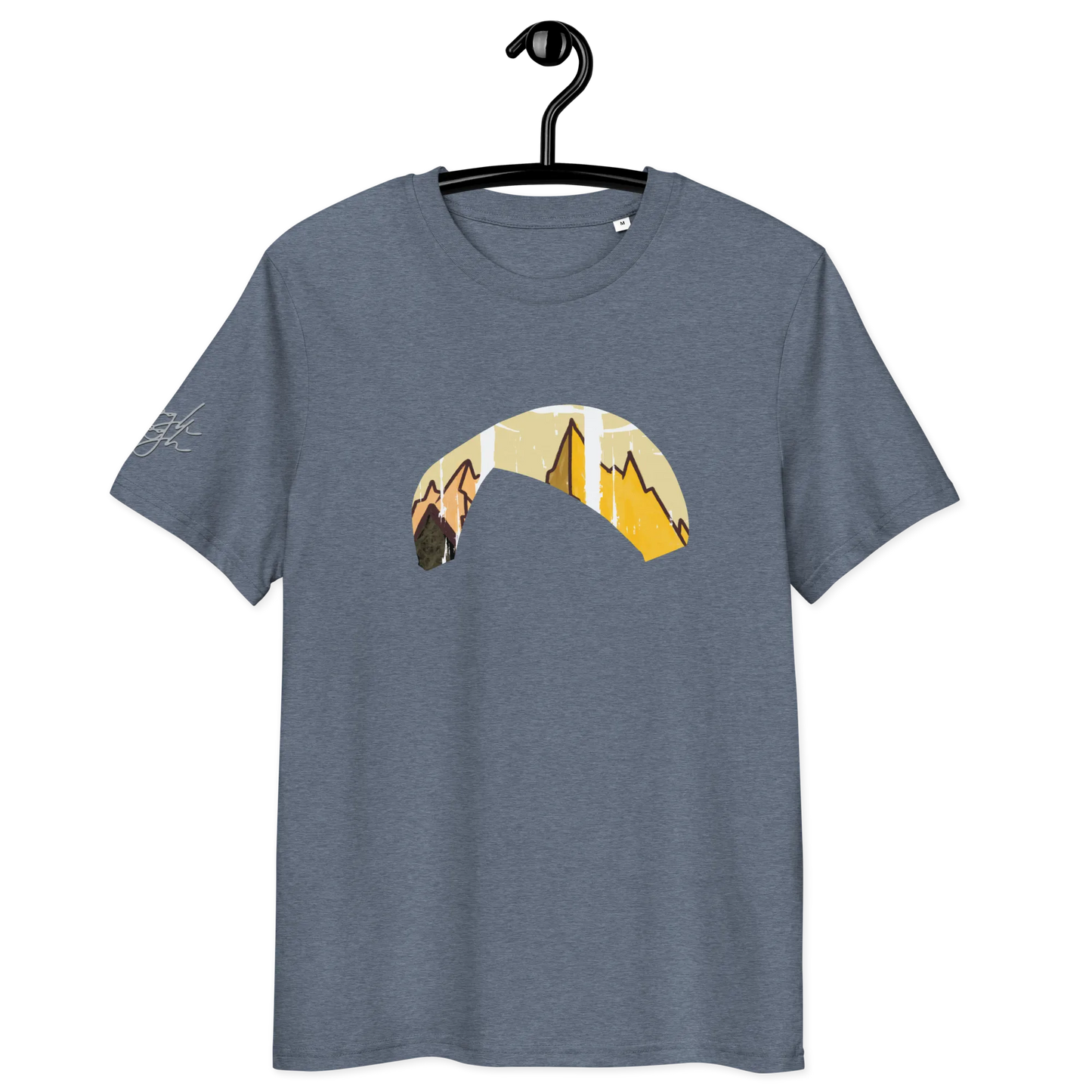 Solo Wing Yellow Mountain - T-Shirt aus Bio Baumwolle