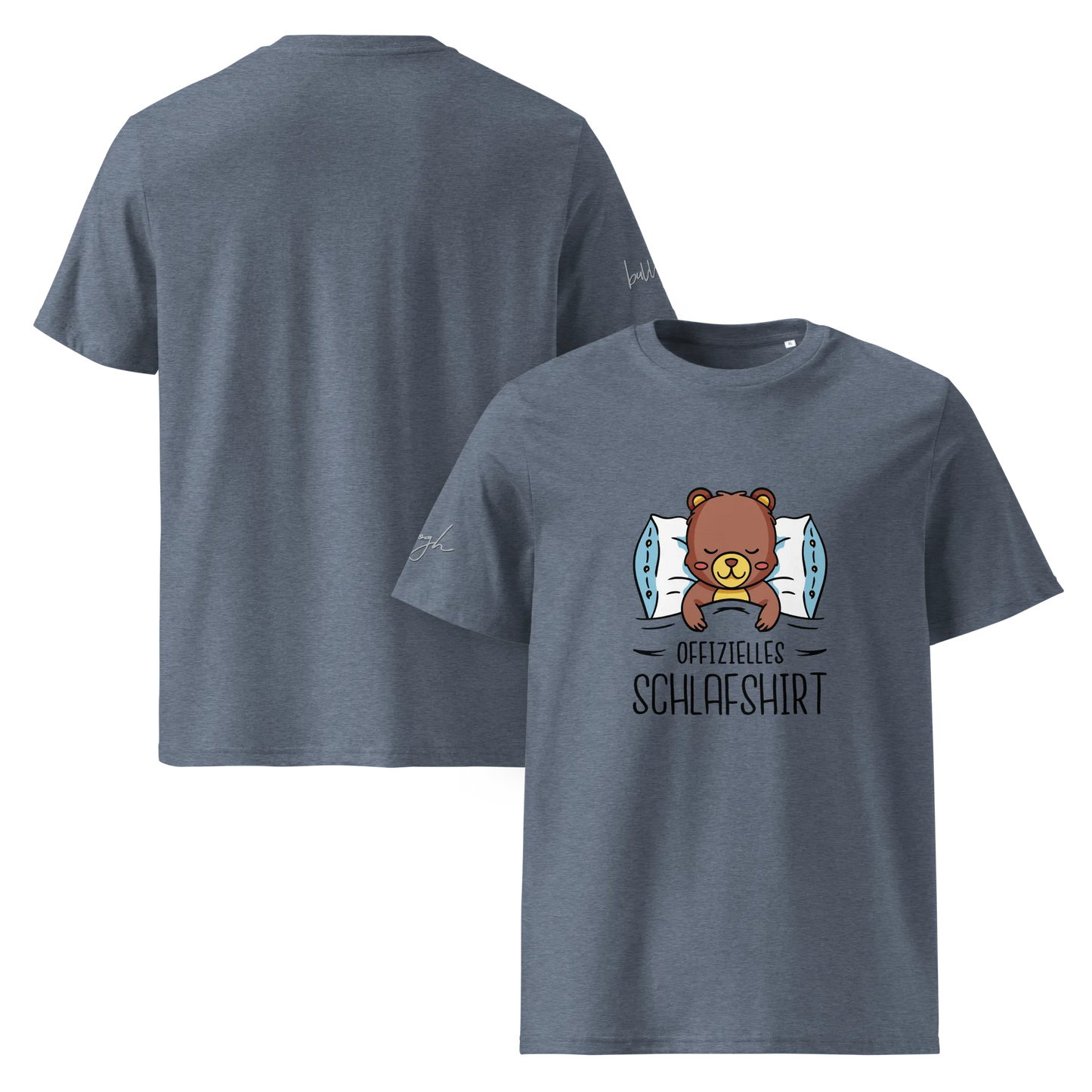 Gemütliches Bio-Baumwolle Schlafshirt mit Bärchen Design – Für erholsame Nächte