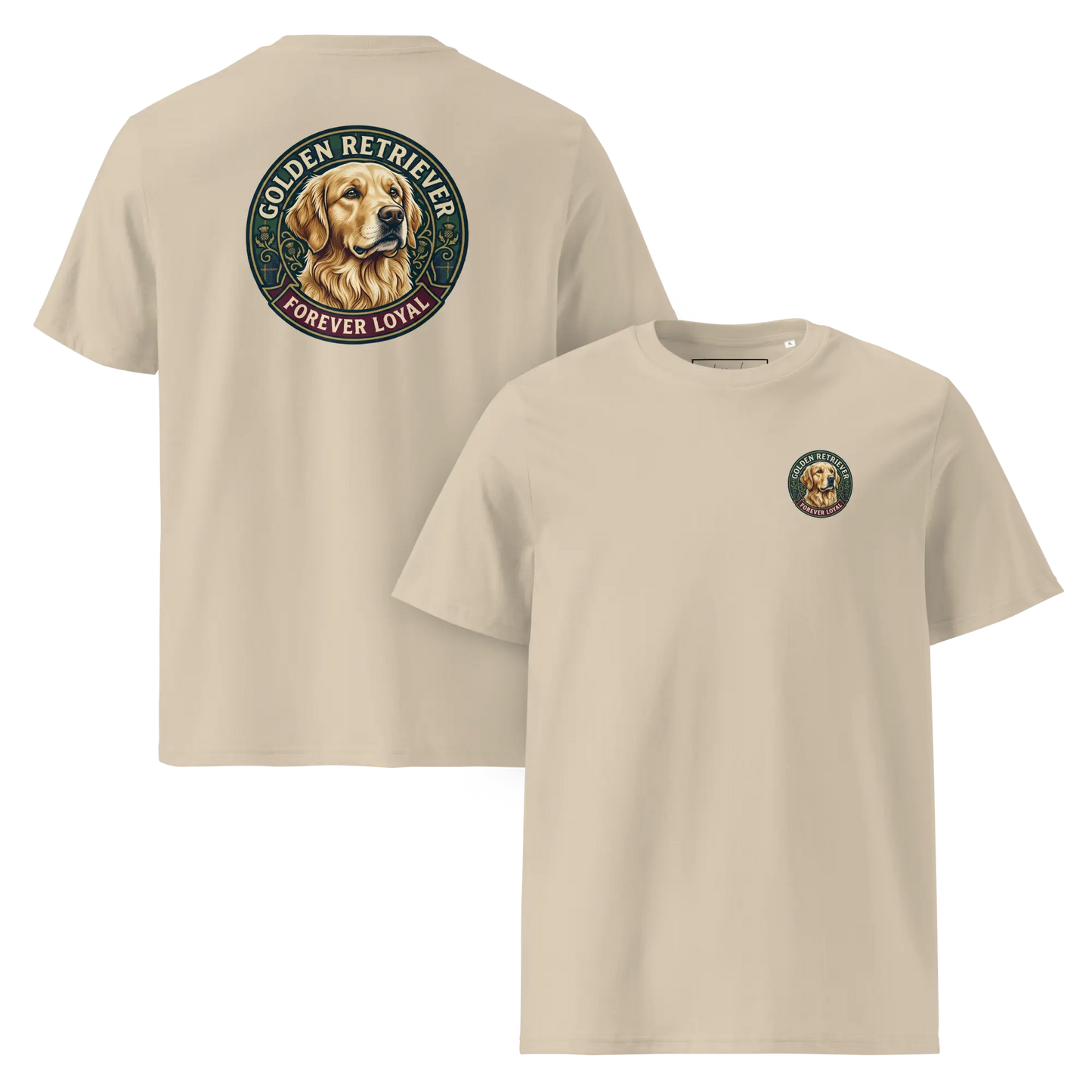 Golden Retriever – T-Shirt aus Bio Baumwolle