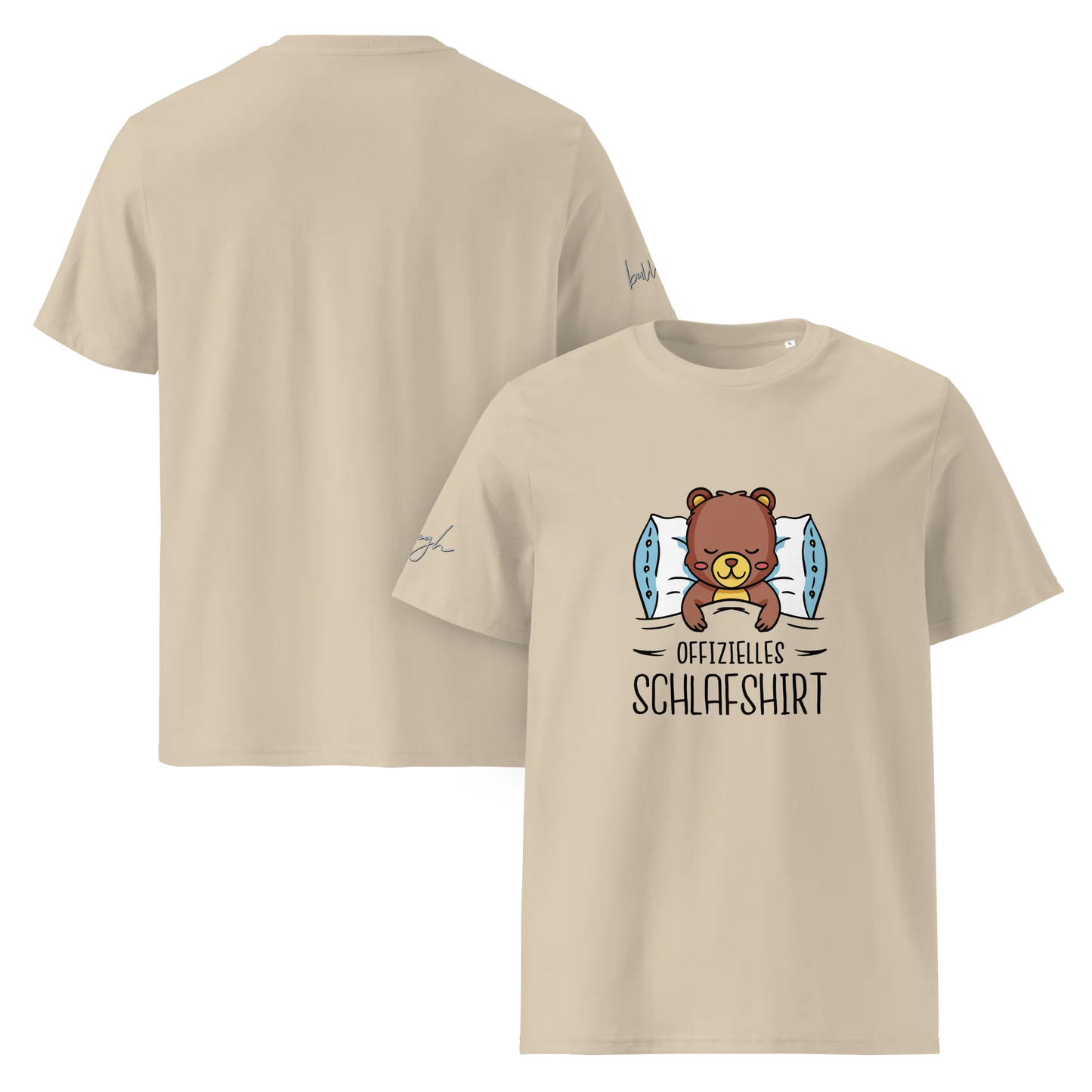 Gemütliches Bio-Baumwolle Schlafshirt mit Bärchen Design – Für erholsame Nächte
