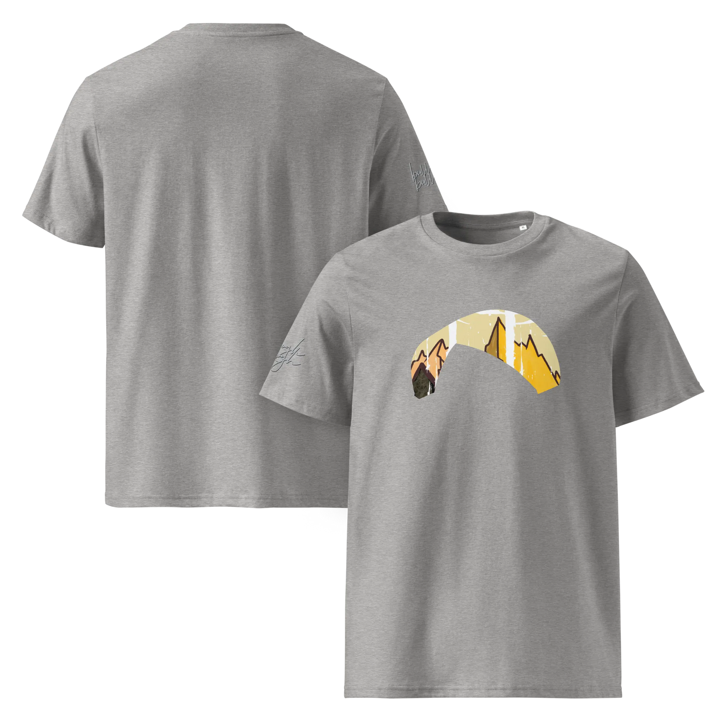 Solo Wing Yellow Mountain - T-Shirt aus Bio Baumwolle