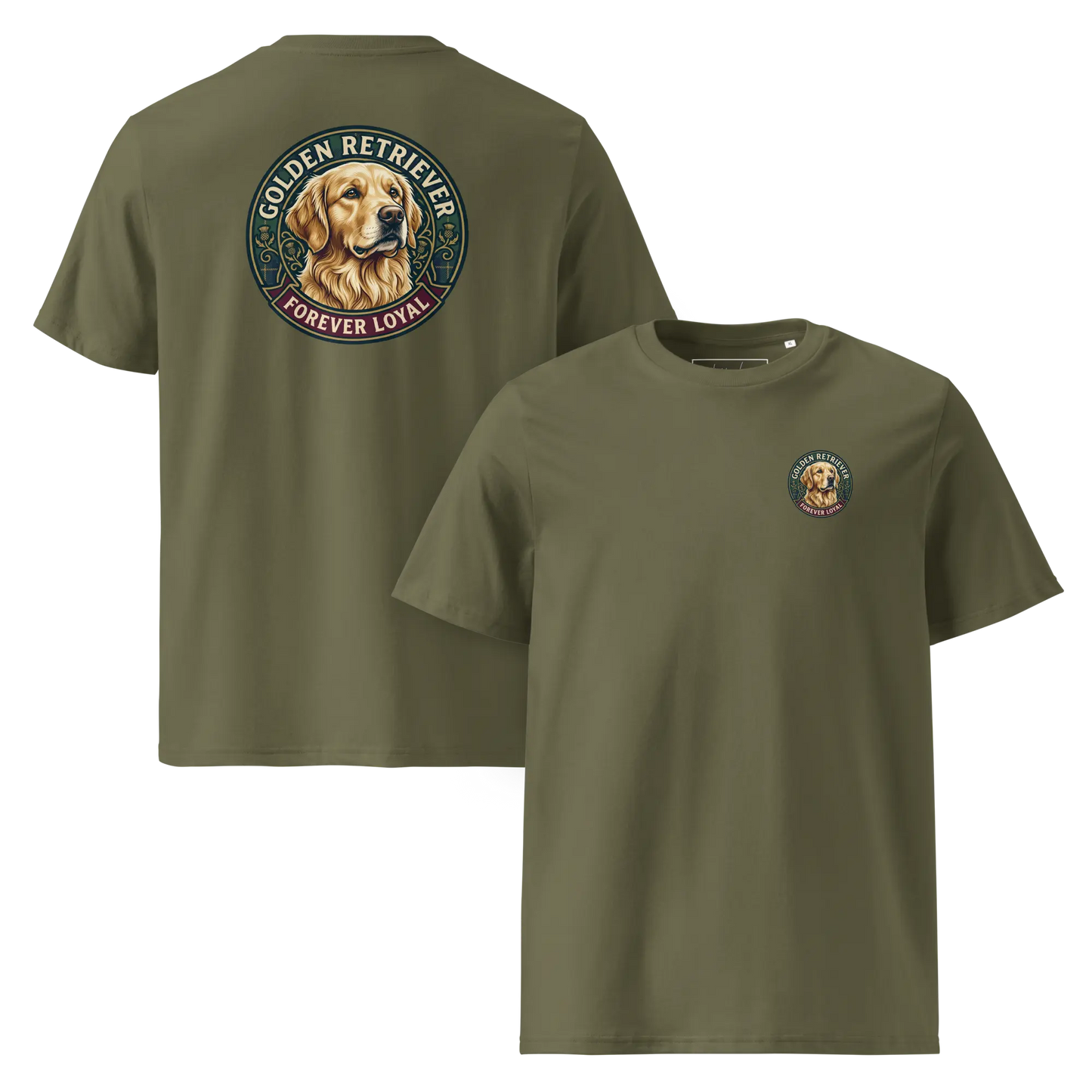 Golden Retriever – T-Shirt aus Bio Baumwolle