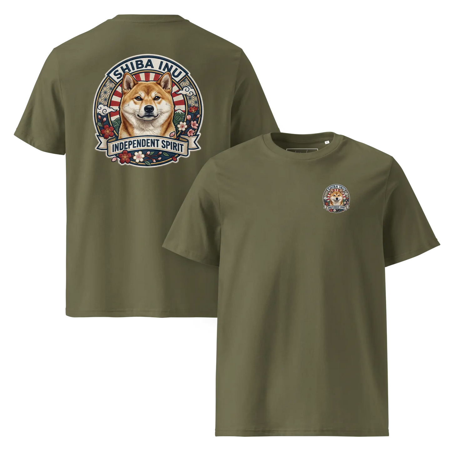 Shiba Inu Dog Badge – Bio-T-Shirt