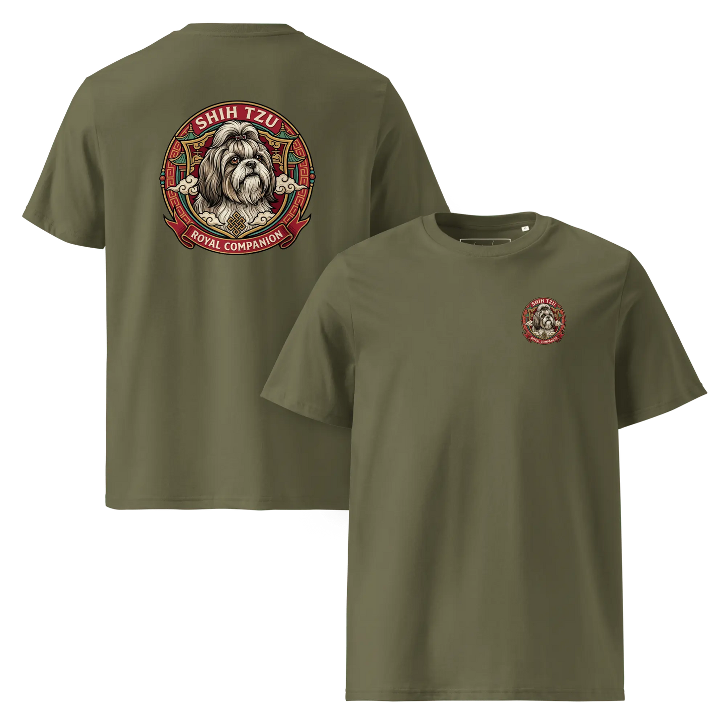 Shih Tzu Dog Badge – Bio-T-Shirt | bullogh