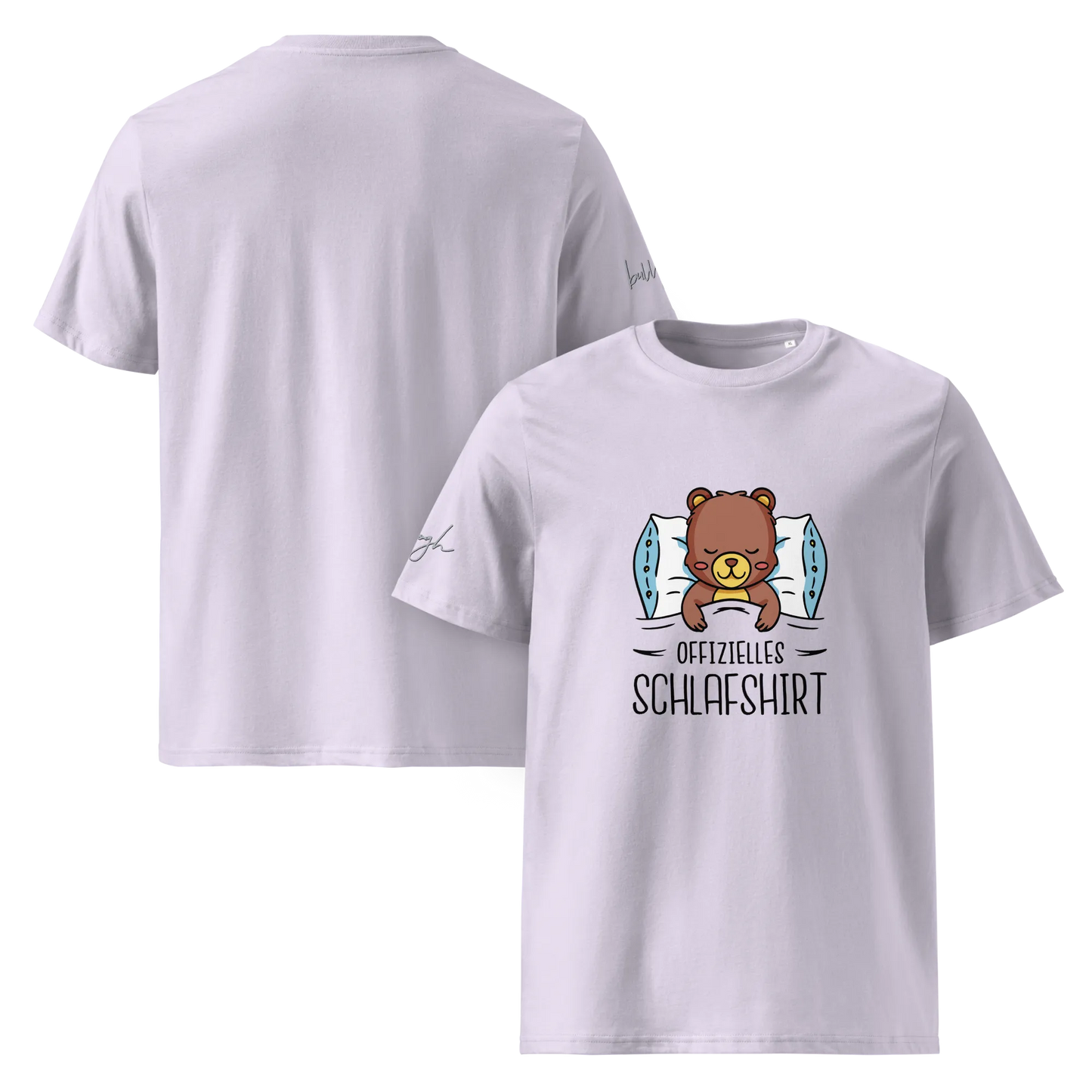 Gemütliches Bio-Baumwolle Schlafshirt mit Bärchen Design – Für erholsame Nächte