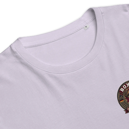 Boxer gestromt Dog Badge – Bio-T-Shirt