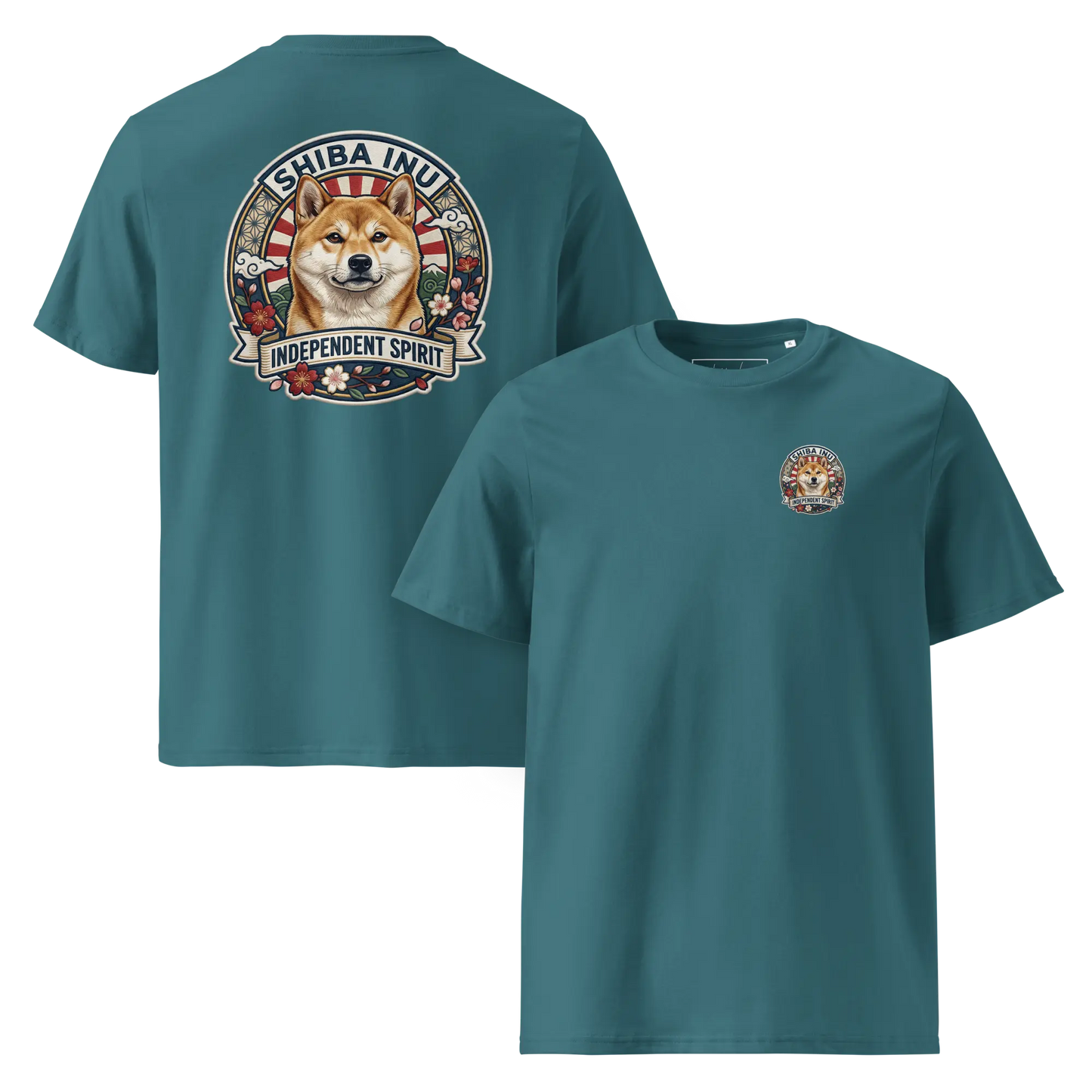 Shiba Inu Dog Badge – Bio-T-Shirt