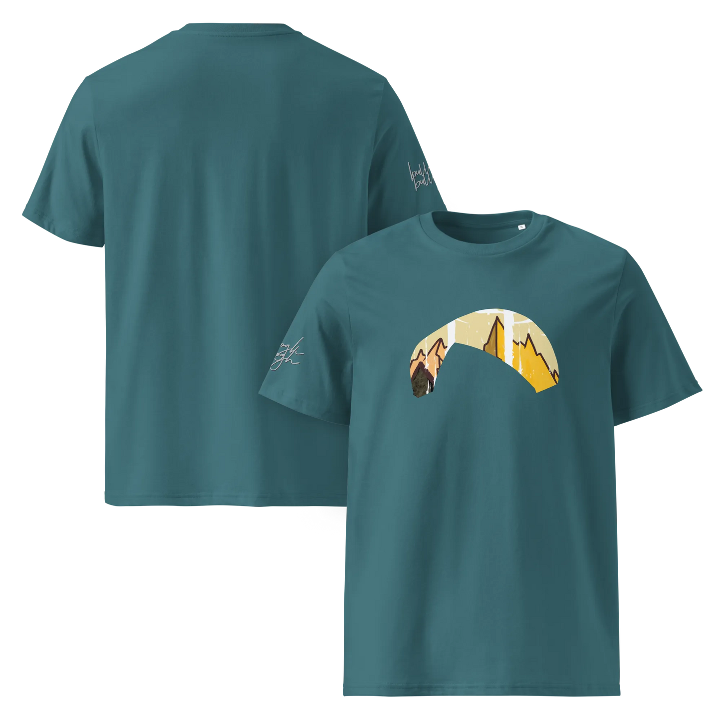 Solo Wing Yellow Mountain - T-Shirt aus Bio Baumwolle