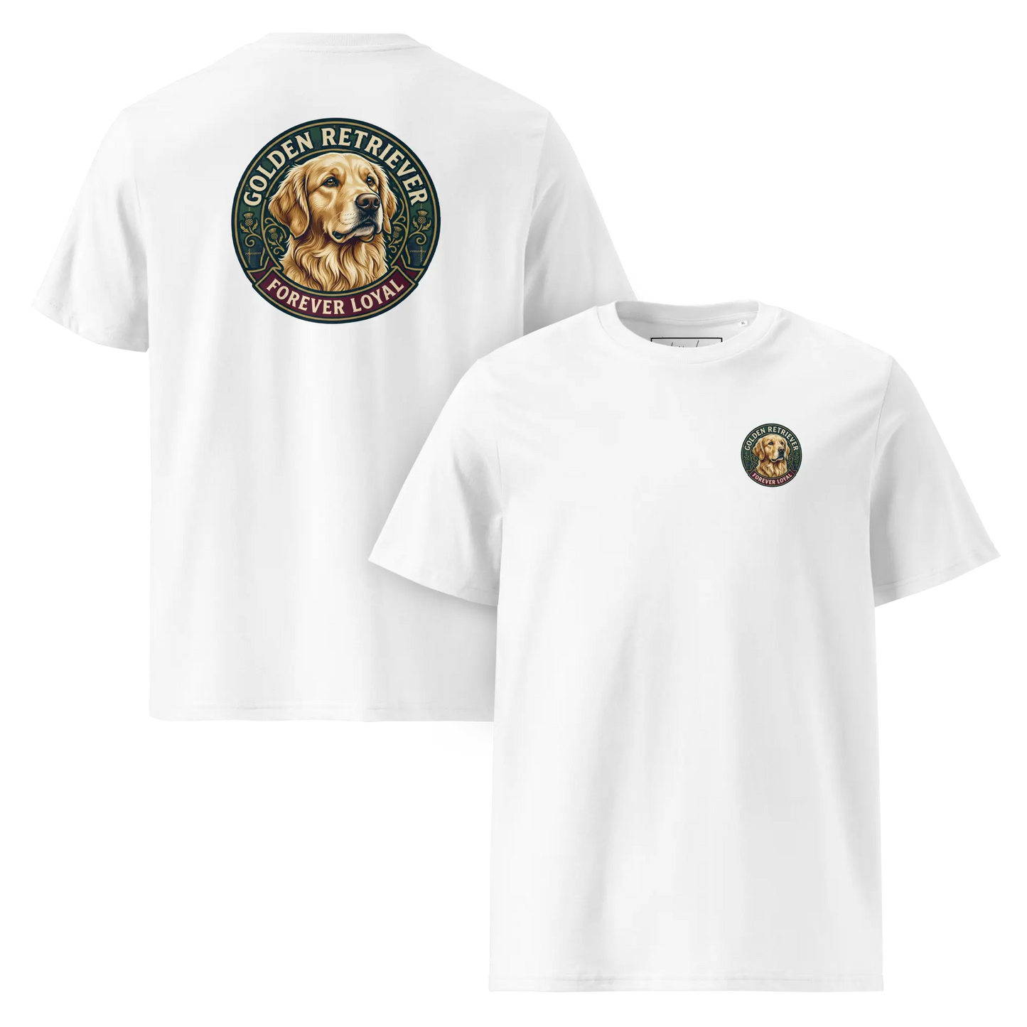 Golden Retriever – T-Shirt aus Bio Baumwolle
