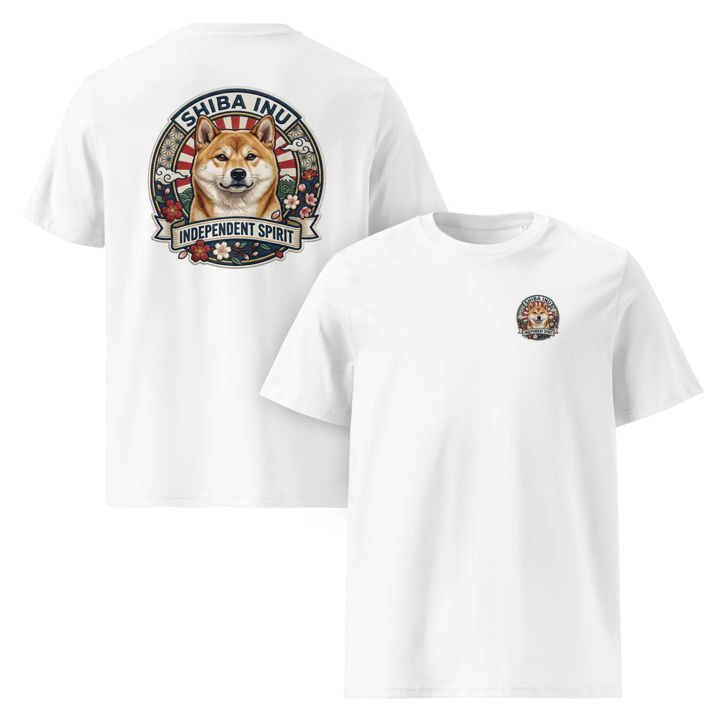 Shiba Inu Dog Badge – Bio-T-Shirt