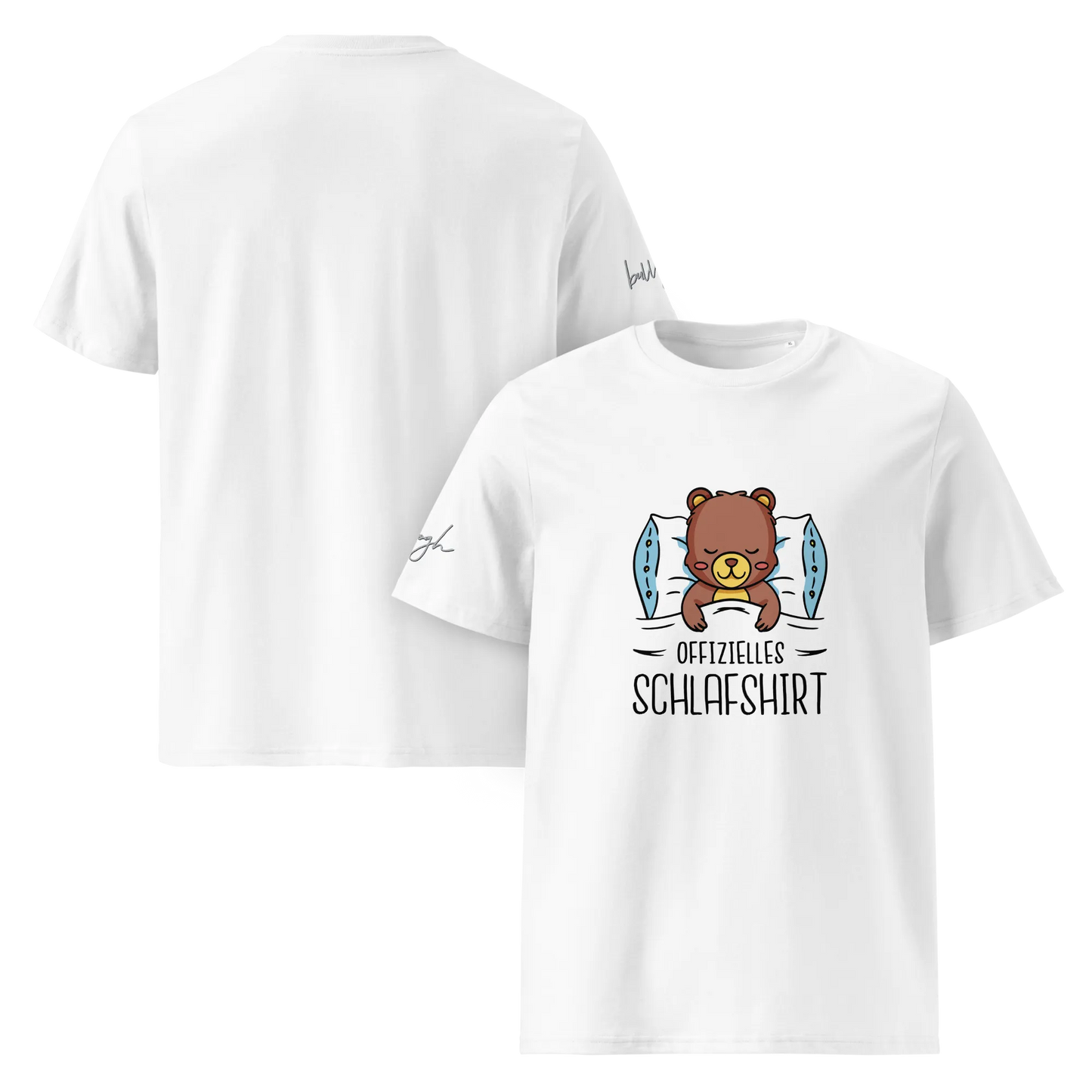 Gemütliches Bio-Baumwolle Schlafshirt mit Bärchen Design – Für erholsame Nächte