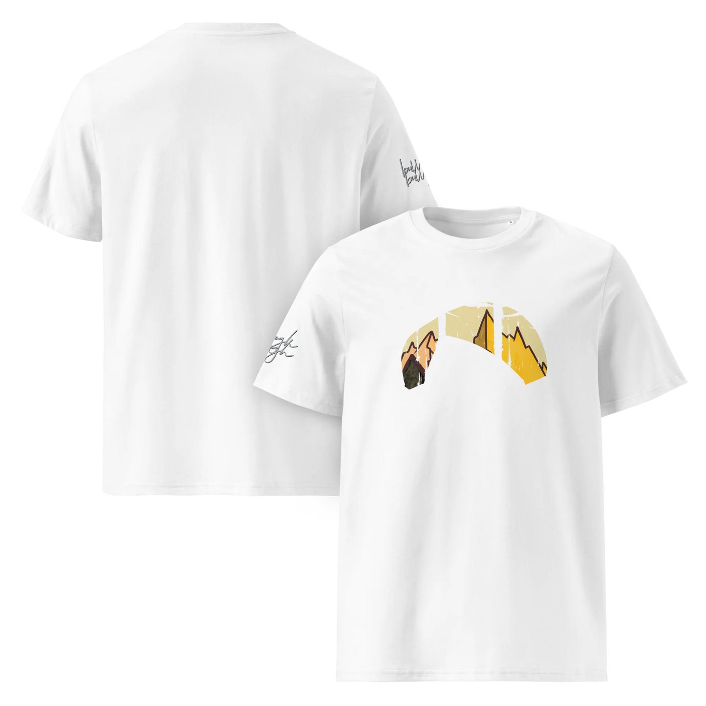 Solo Wing Yellow Mountain - T-Shirt aus Bio Baumwolle