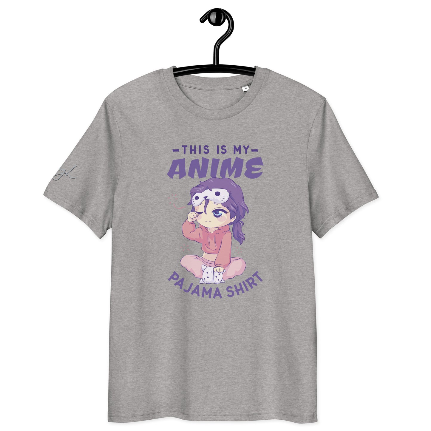 Bio-Baumwolle T-Shirt für Anime-Fans – Schlafshirt mit Anime Design