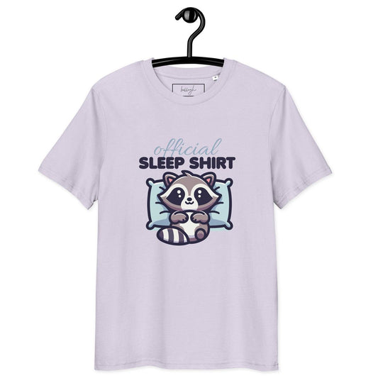 Offizielles Schlafshirt Waschbär – Bio-Baumwolle für Langschläfer
