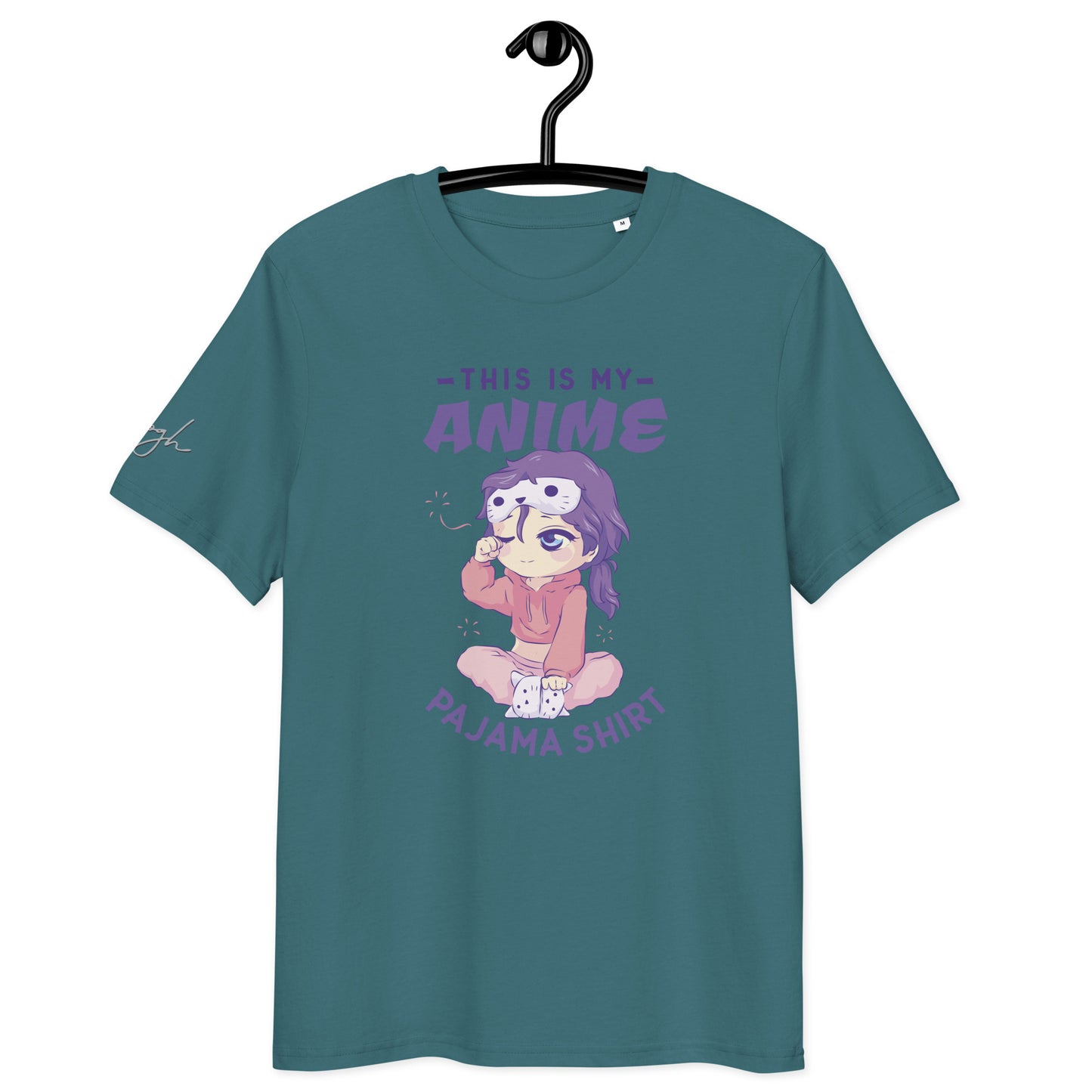 Bio-Baumwolle T-Shirt für Anime-Fans – Schlafshirt mit Anime Design