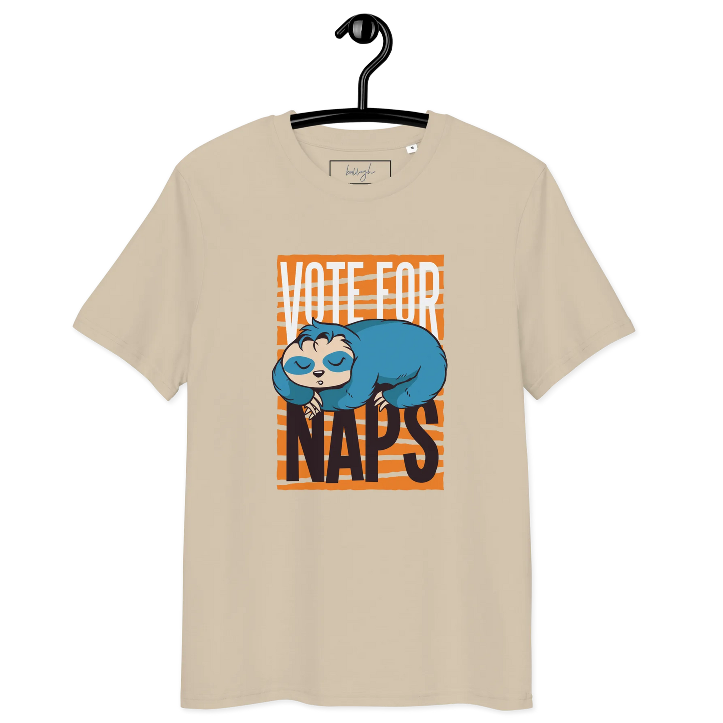 Nap Champion – Faultier Bio-Schlafshirt für Langschläfer