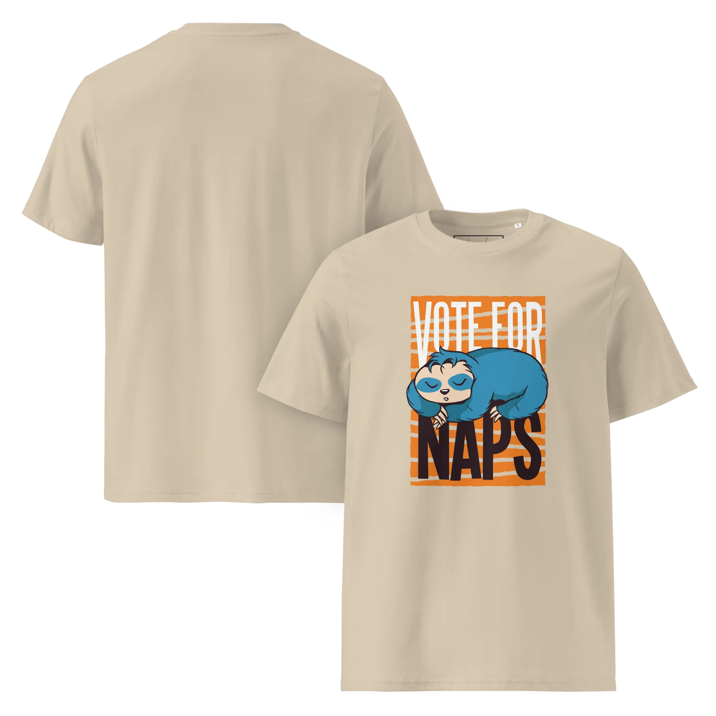Nap Champion – Faultier Bio-Schlafshirt für Langschläfer