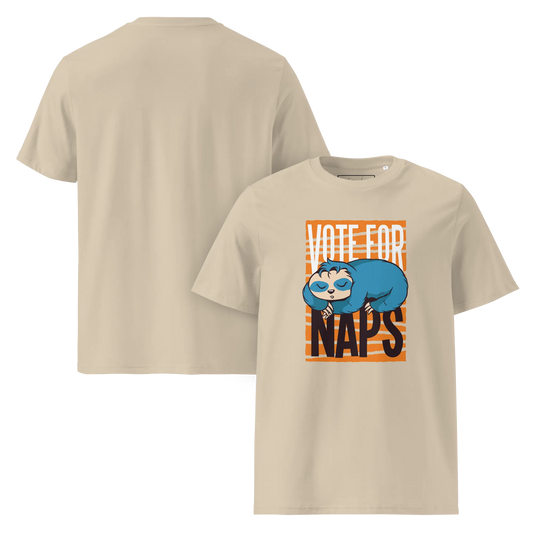 Nap Champion – Faultier Bio-Schlafshirt für Langschläfer