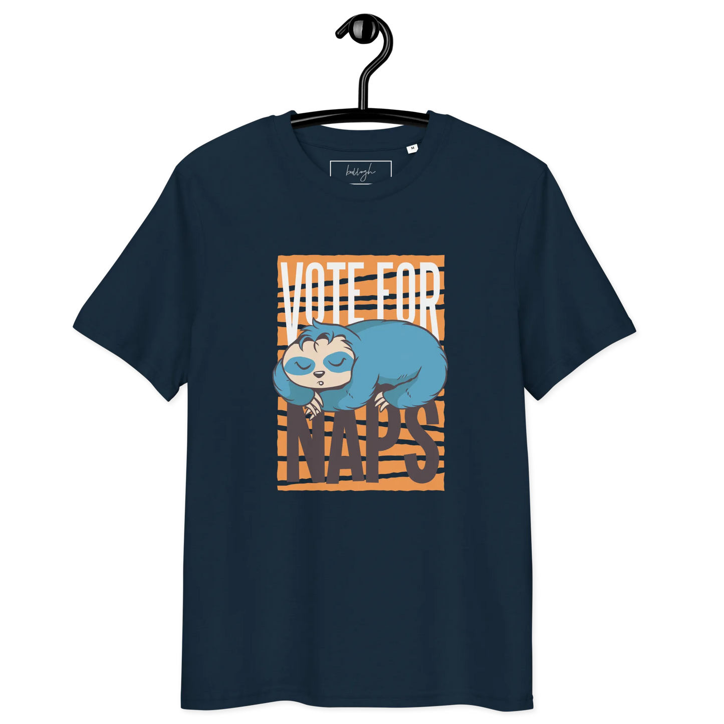 Nap Champion – Faultier Bio-Schlafshirt für Langschläfer