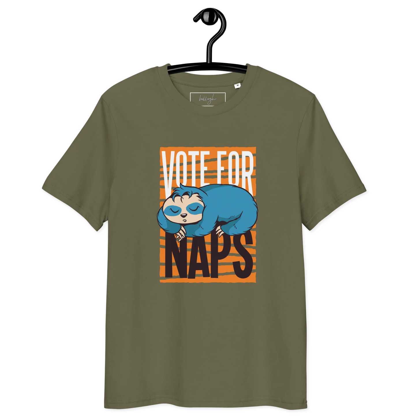 Nap Champion – Faultier Bio-Schlafshirt für Langschläfer