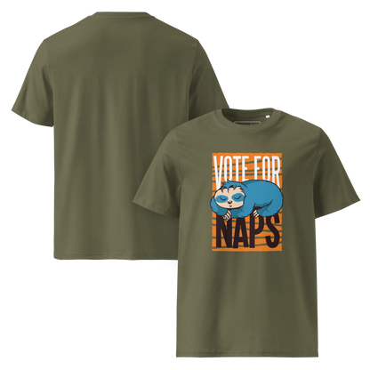 Nap Champion – Faultier Bio-Schlafshirt für Langschläfer