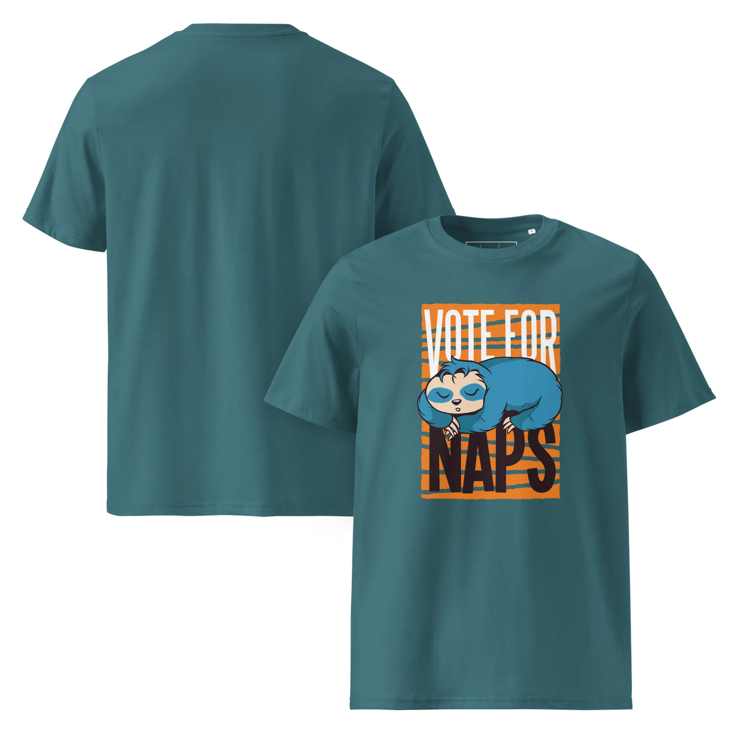 Nap Champion – Faultier Bio-Schlafshirt für Langschläfer