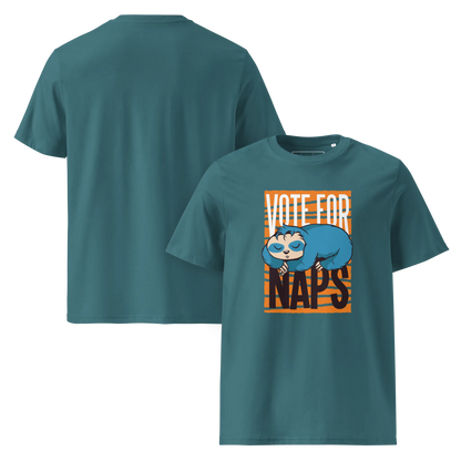 Nap Champion – Faultier Bio-Schlafshirt für Langschläfer