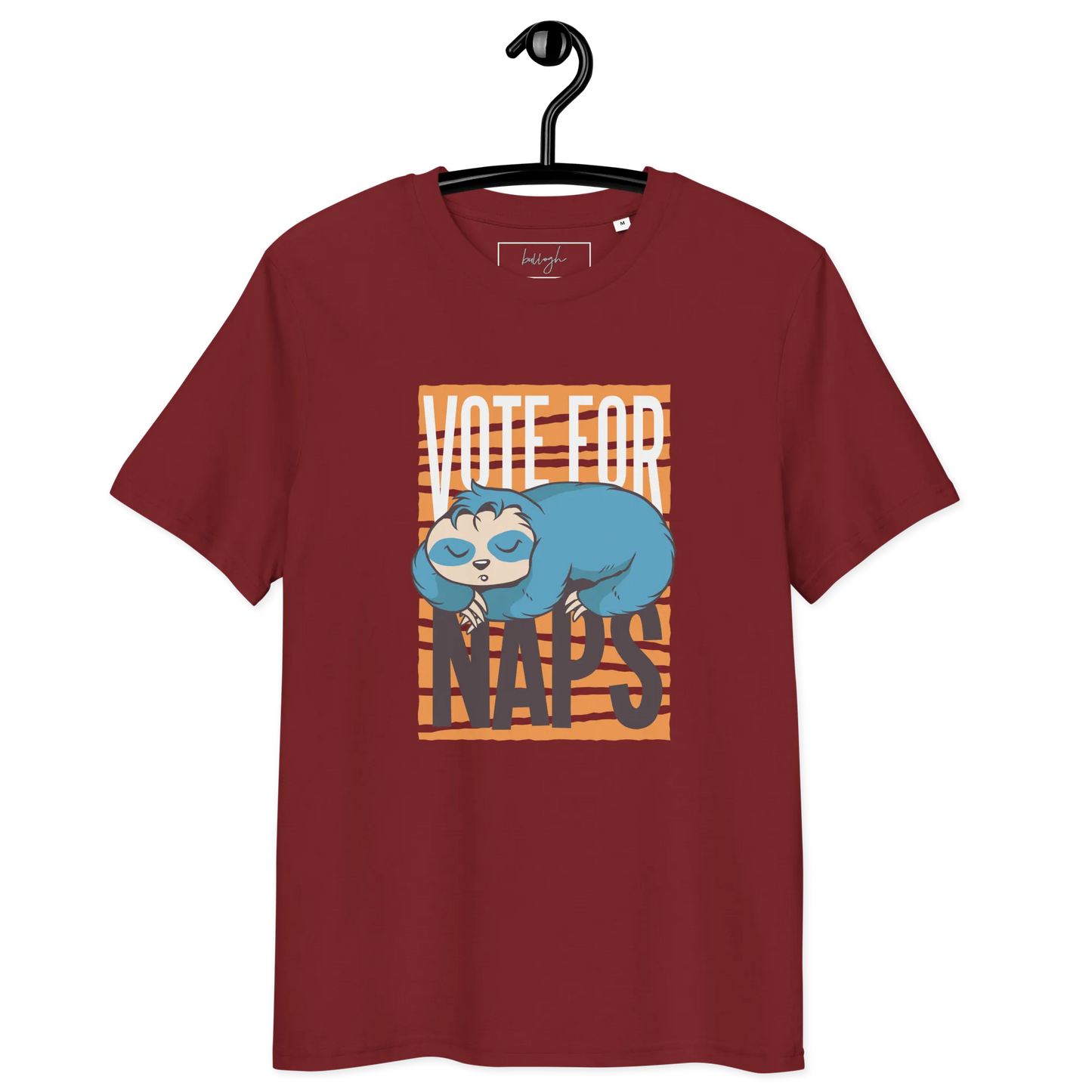 Nap Champion – Faultier Bio-Schlafshirt für Langschläfer