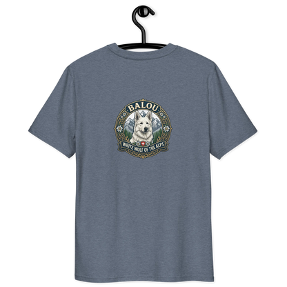 Weißer Schweizer Schäferhund – T-Shirt aus Bio Baumwolle