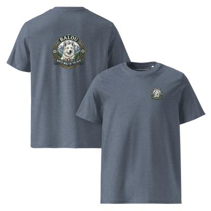 Weißer Schweizer Schäferhund – T-Shirt aus Bio Baumwolle