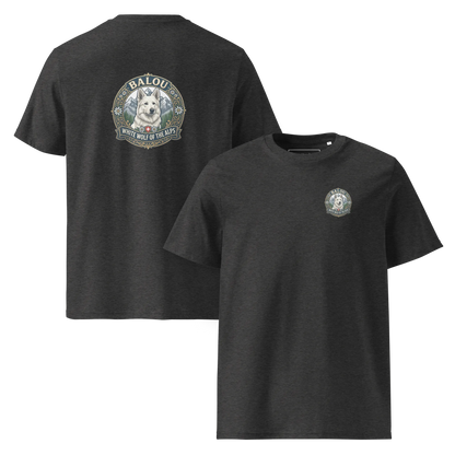 Weißer Schweizer Schäferhund – T-Shirt aus Bio Baumwolle