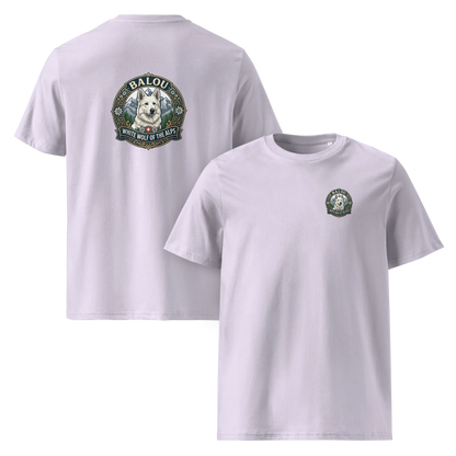 Weißer Schweizer Schäferhund – T-Shirt aus Bio Baumwolle