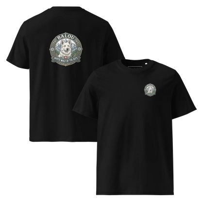 Weißer Schweizer Schäferhund – T-Shirt aus Bio Baumwolle