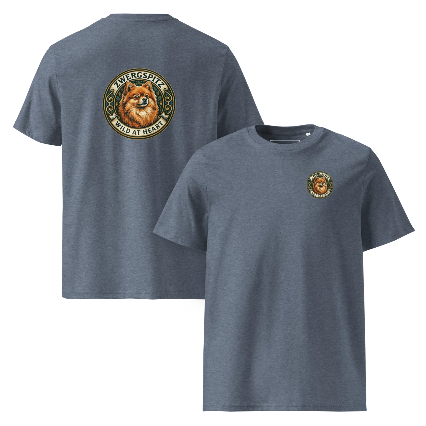 Zwergspitz – T-Shirt aus Bio Baumwolle