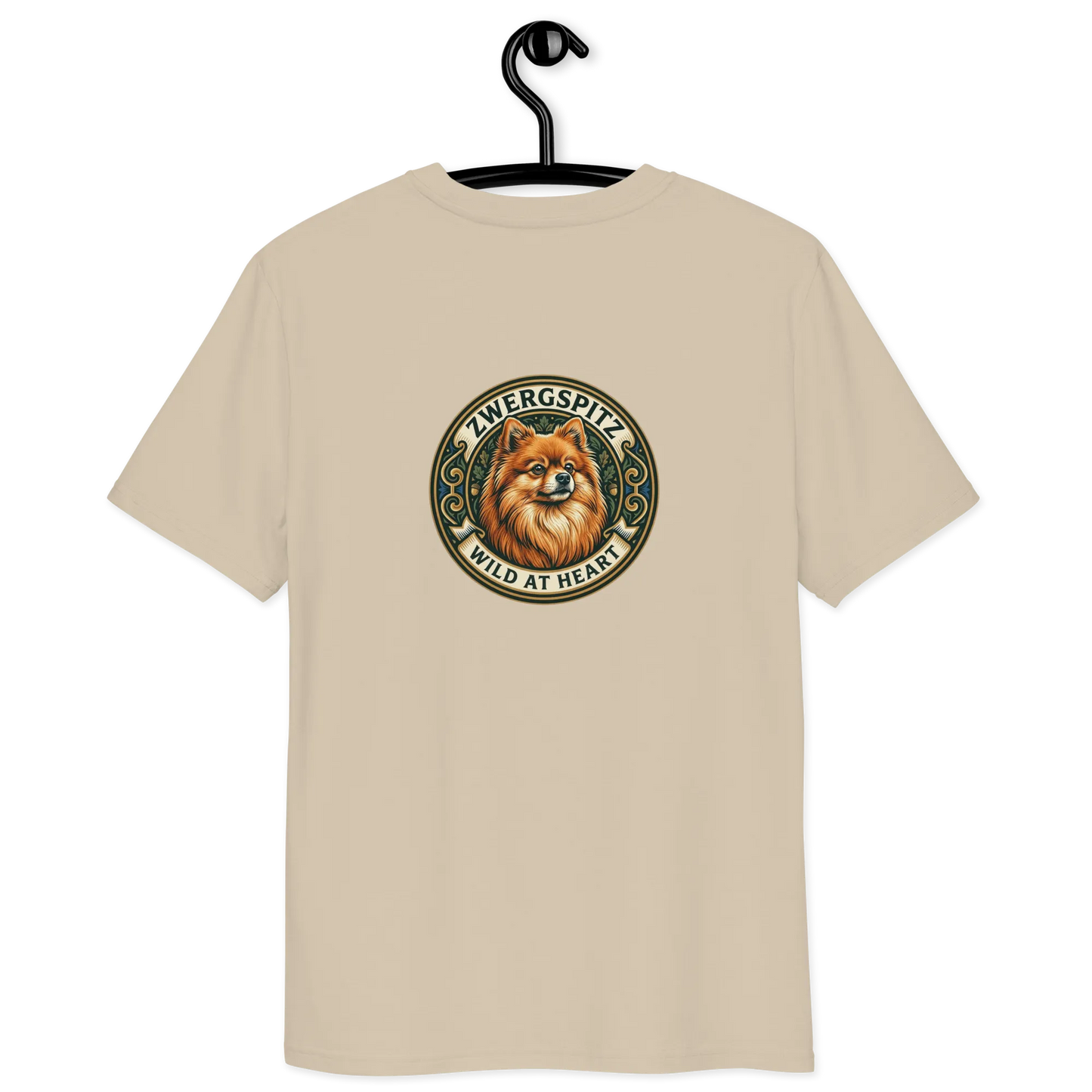 Zwergspitz – T-Shirt aus Bio Baumwolle