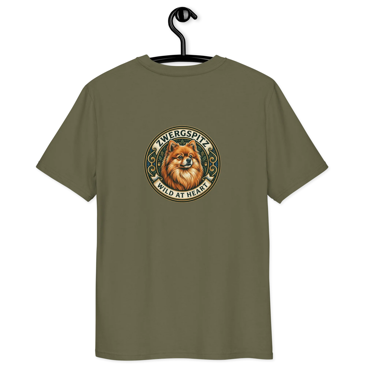Zwergspitz – T-Shirt aus Bio Baumwolle