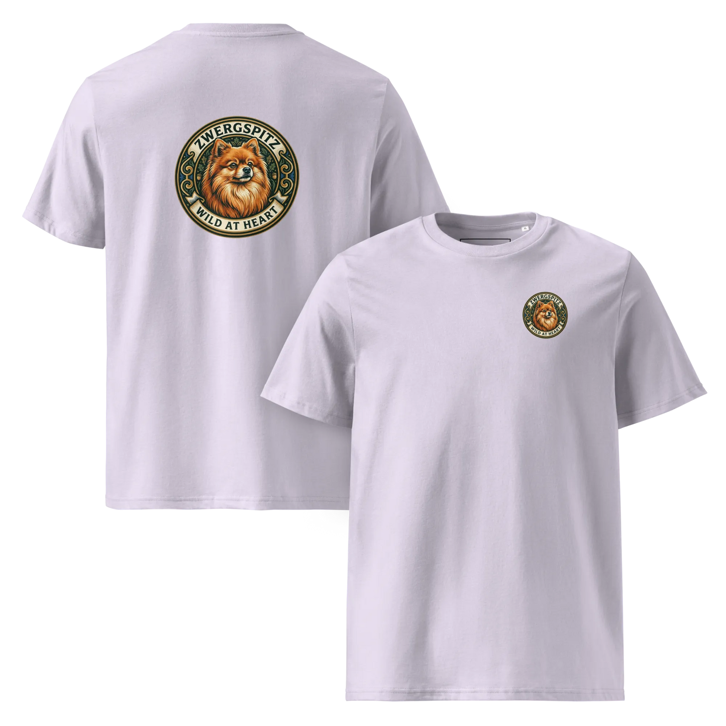 Zwergspitz – T-Shirt aus Bio Baumwolle